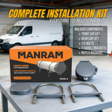 Conduit Carrier Kit 4 Inch Diameter - PVC Conduit Carrier, Mounting Hardware Included