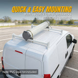 Conduit Carrier Kit 4 Inch Diameter - PVC Conduit Carrier, Mounting Hardware Included