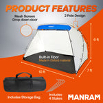 Spray Booth (10x7x6 ft) - Portable Paint Booth Tent